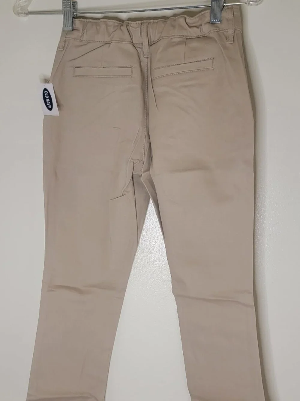 NEW Old Navy Boot-Cut Uniform Chinos Tan Boys Size 12